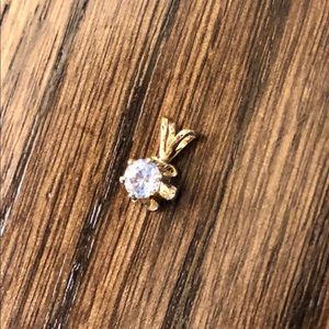 NWOT Cubic Zirconia Diamond Pendant necklace gift